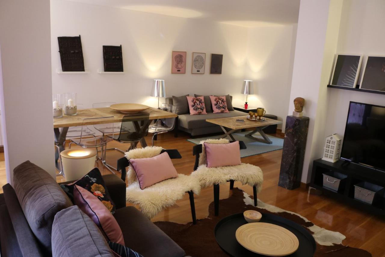 Impresionante Piso En El Centro De Pontevedra Con Terraza Y Parking Apartment Bagian luar foto