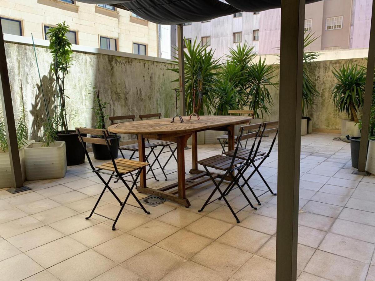 Impresionante Piso En El Centro De Pontevedra Con Terraza Y Parking Apartment Bagian luar foto